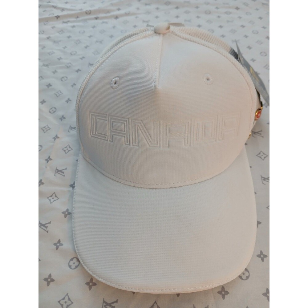 Olympic Hat Cap Canada Olympics HBC Ball Cap Adjustable Red Gold White
